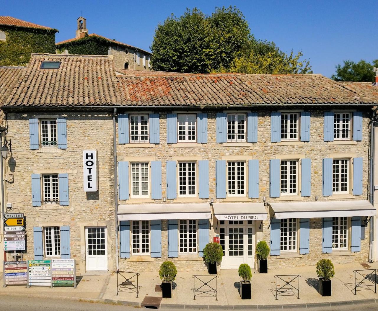 Hotel Du Midi Visan Exterior foto