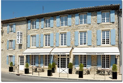 Hotel Du Midi Visan Exterior foto